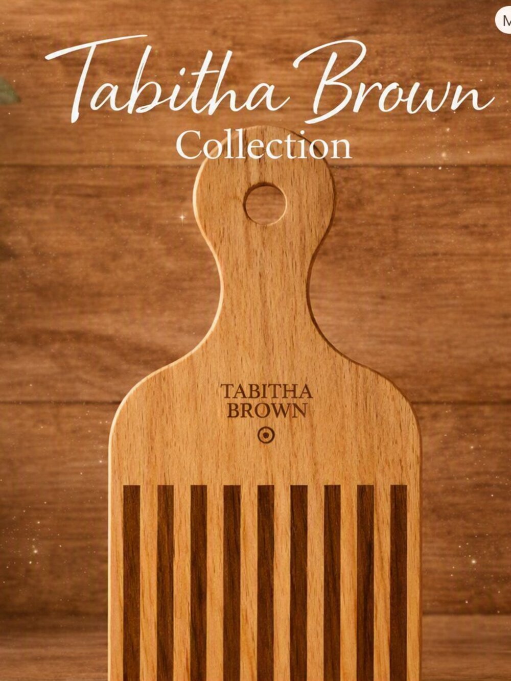 Tabitha Brown Afro Pick Cutting Board- Limited Edition